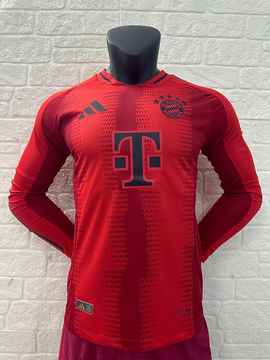 Bayern Munich 24/25 Home Long Sleeve Football Shirt
