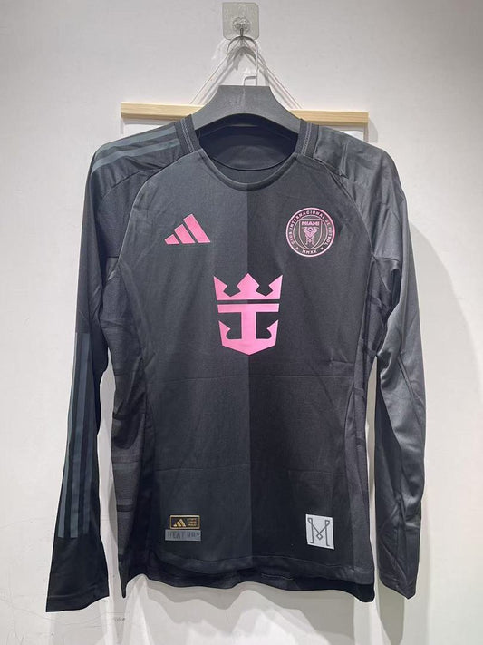 Inter Miami 25/26 Away Long Sleeve Player Version Football Shirt