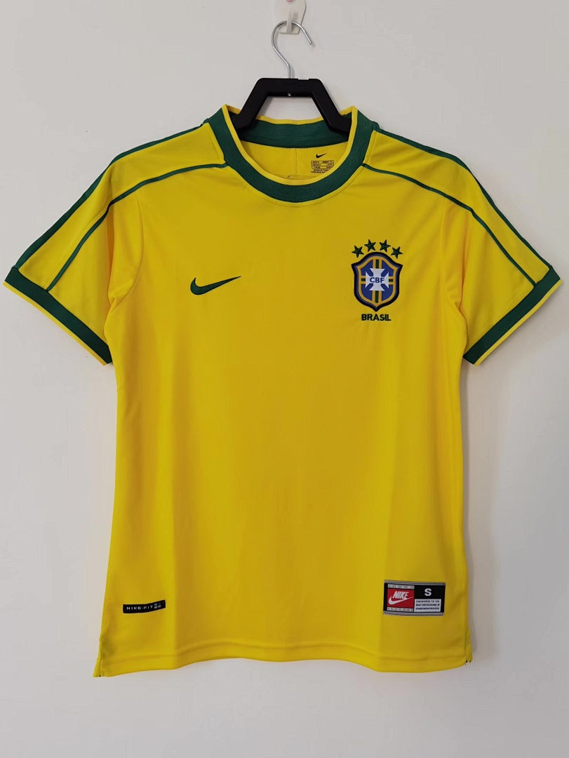 Brazil 1998 Home Football Shirt