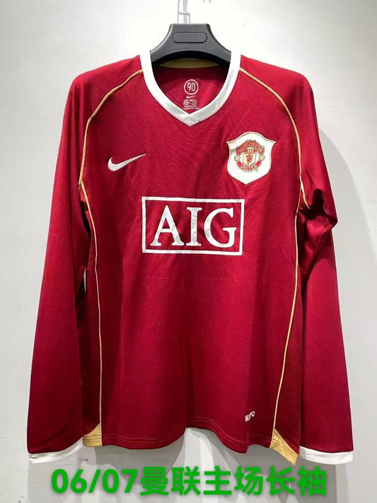 Manchester United 06/07 Home Long Sleeve Football Shirt