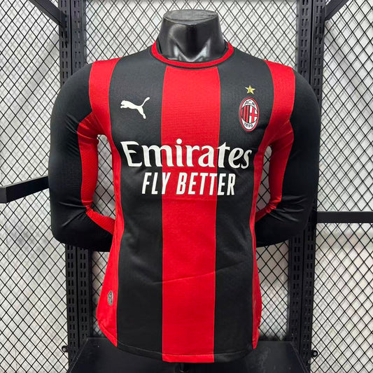 AC Milan 26/27 Home Long Sleeve Football Shirt