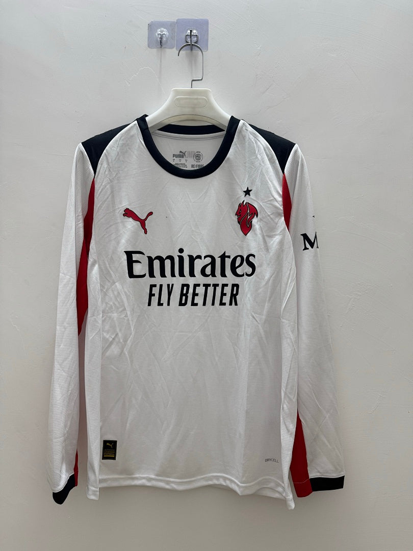 AC Milan 25/26 Away Long Sleeve Football Shirt