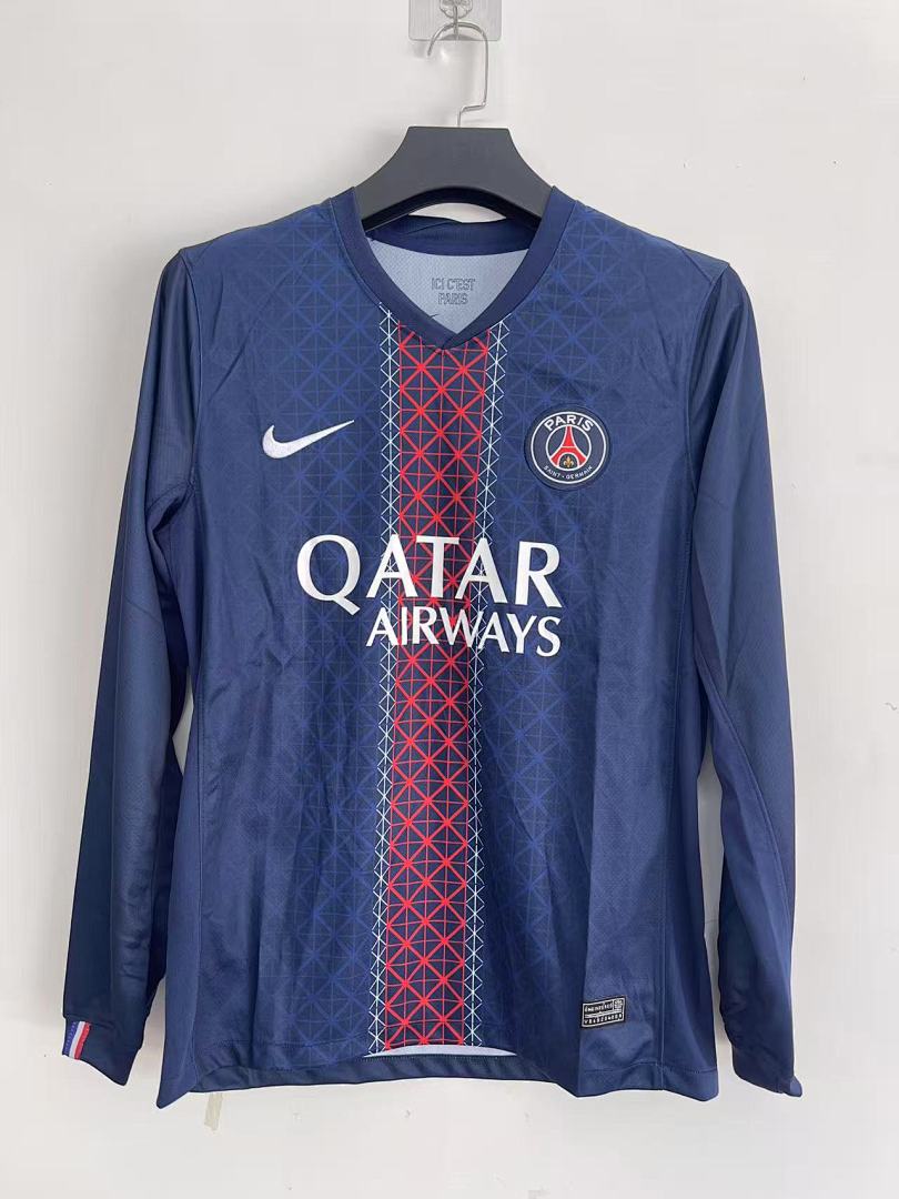 Paris Saint-Germain 25/26 Home Long Sleeve Football Shirt