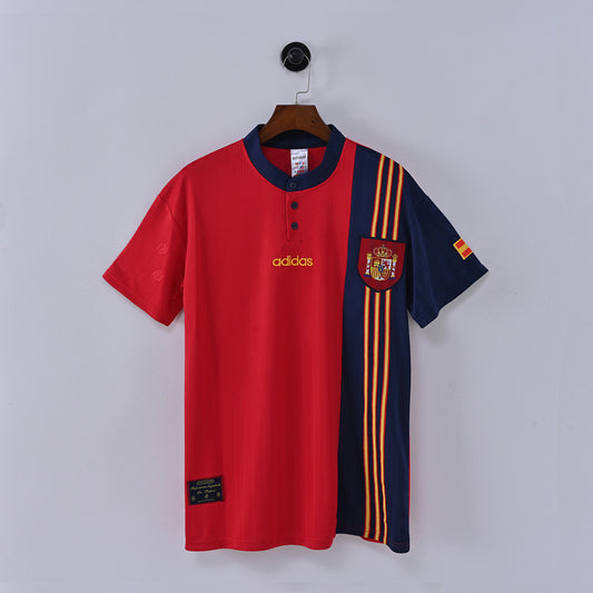 Spain 1996 Home Football Shirt
