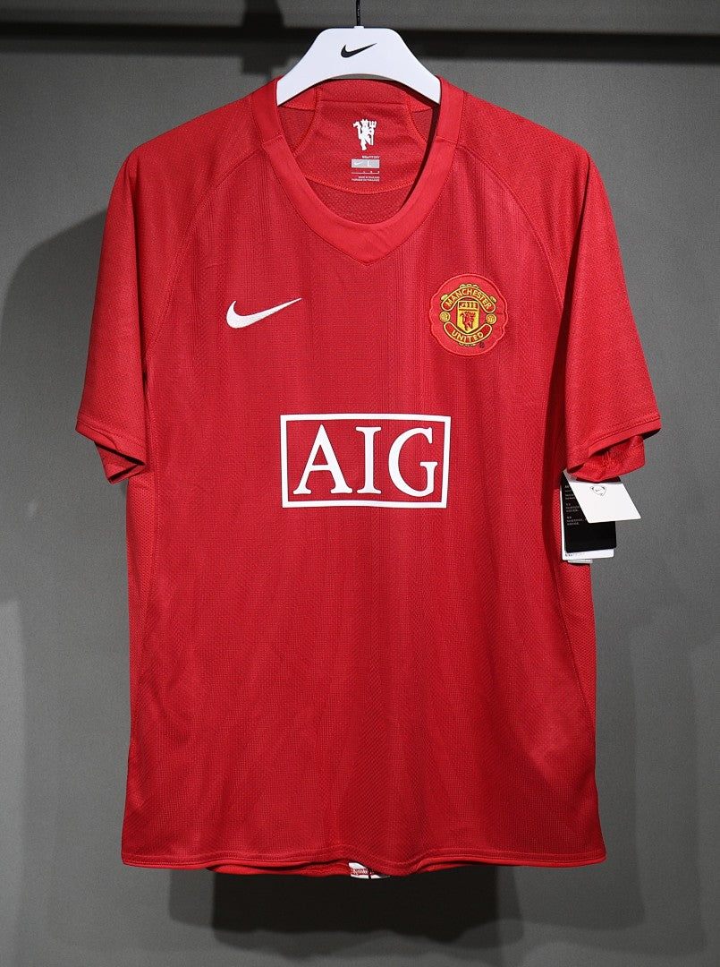 Manchester United 07/08 Home Player Version Football Shirt