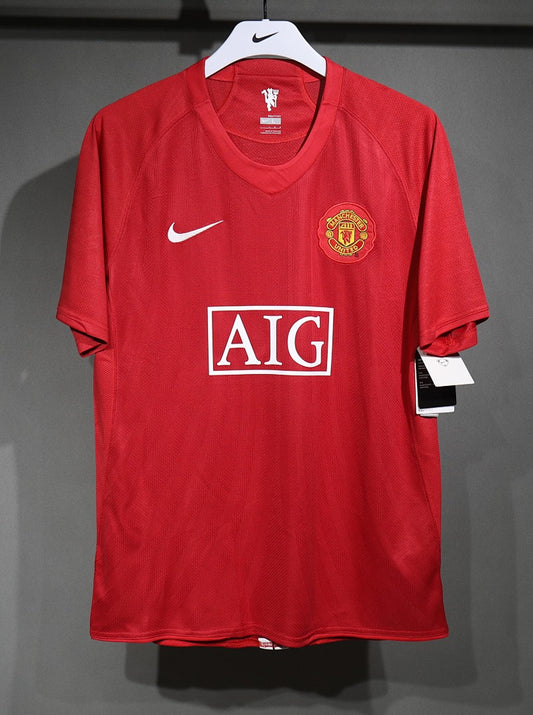 Manchester United 07/08 Home Player Version Football Shirt