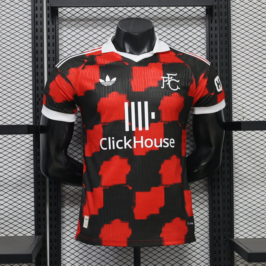 Fulham 26/27 Away Red Player Version Football Shirt