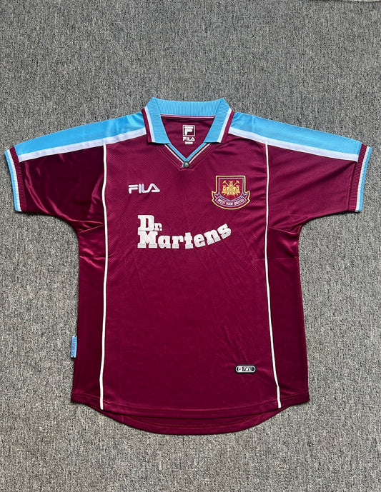 West Ham United 99/01 Home Football Shirt