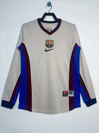 Barcelona 98/99 Away Long Sleeve Football Shirt