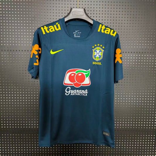 Brazil 2020 Navy Football Shirt