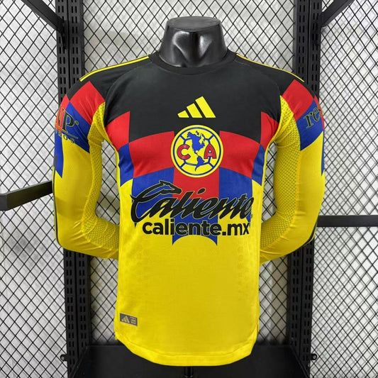 Club América 25/26 Home Long Sleeve Football Shirt