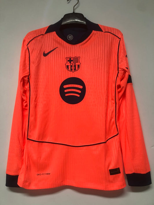 Barcelona 25/26 Third Long Sleeve Player Version Football Shirt