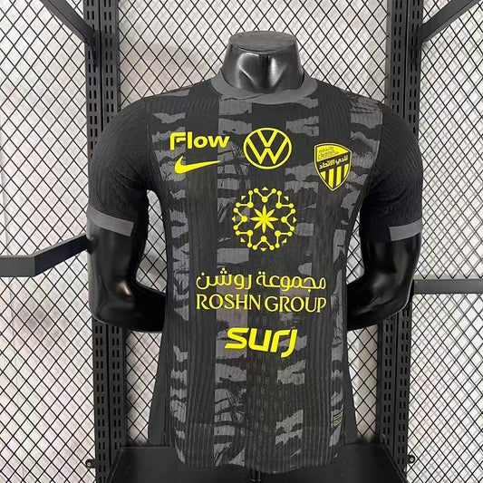 Al Ittihad 25/26 Black/Grey Football Shirt