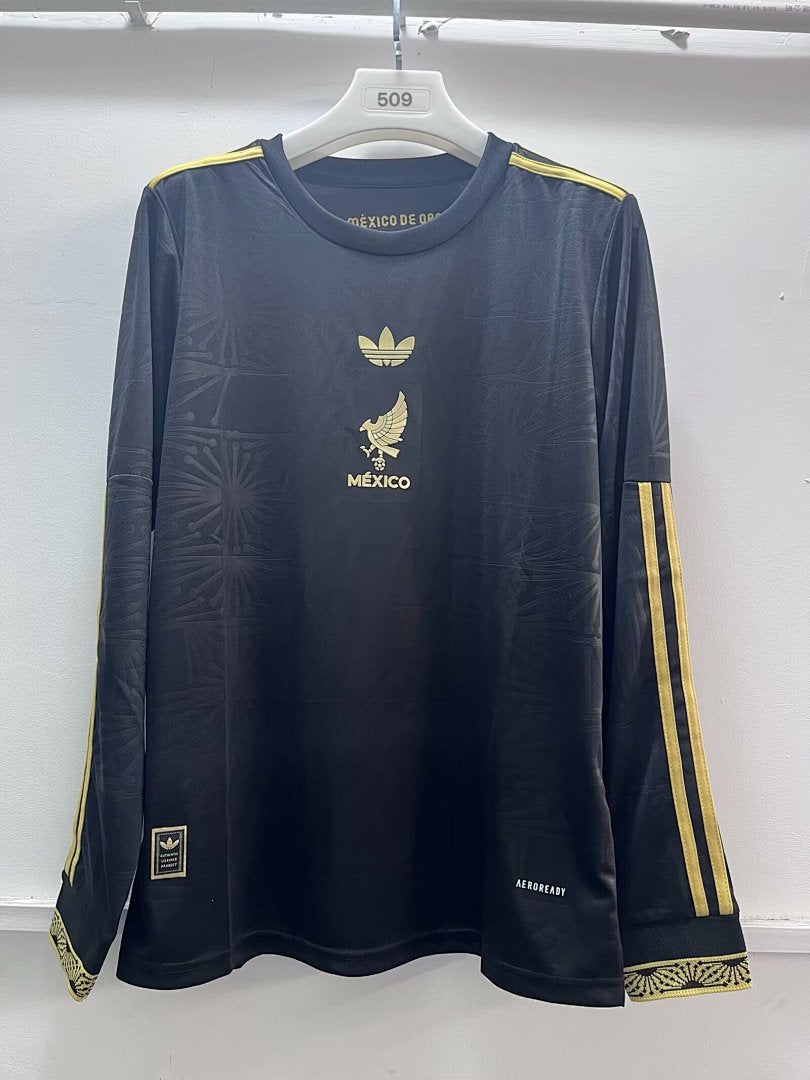 Mexico 25/26 Black Special Edition Long Sleeve Football Shirt