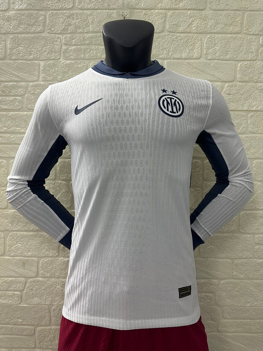 Inter Milan 24/25 Away Long Sleeve Football Shirt