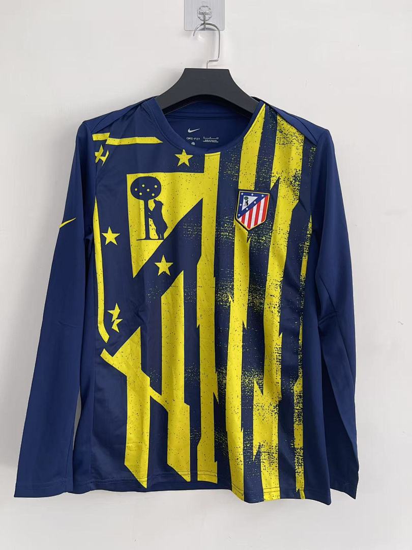 Atlético Madrid 25/26 Away Long Sleeve Football Shirt