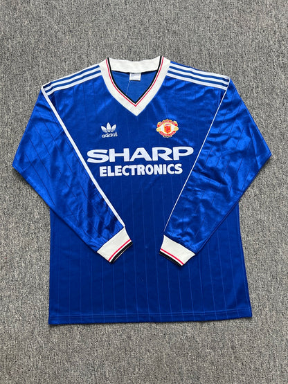 Manchester United 82/83 Away Long Sleeve Football Shirt