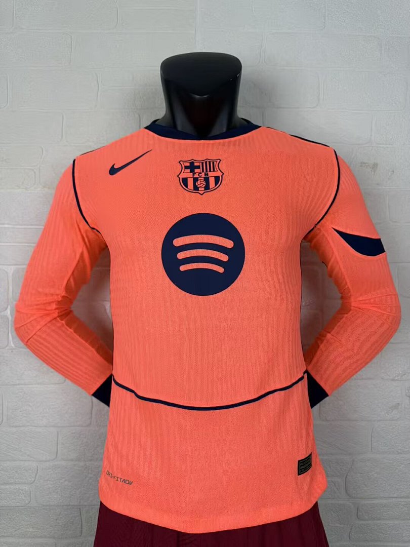 Barcelona 25/26 Third Long Sleeve Football Shirt