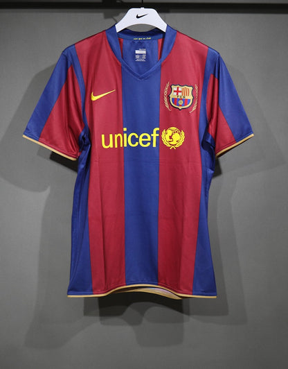 Barcelona 07/08 Home Player Version Football Shirt
