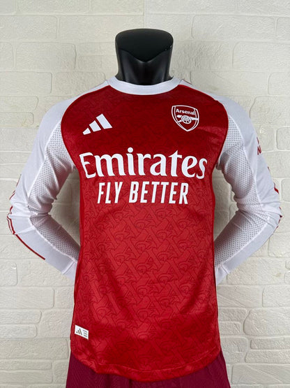 Arsenal 25/26 Home Long Sleeve Football Shirt