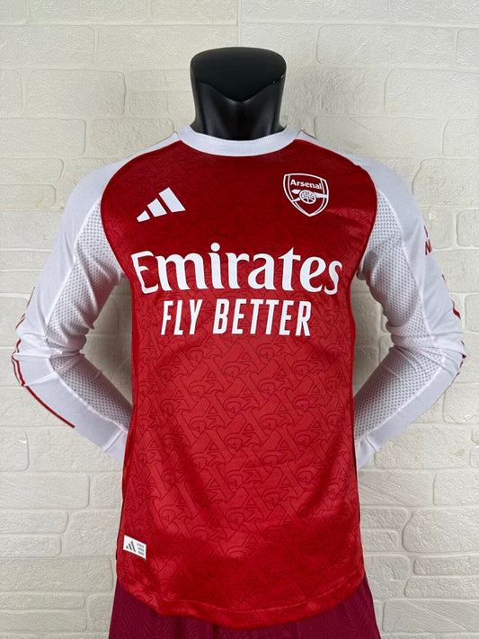 Arsenal 25/26 Home Long Sleeve Football Shirt