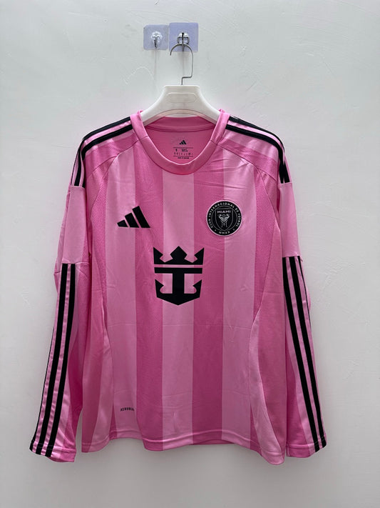 Inter Miami 25/26 Home Long Sleeve Football Shirt