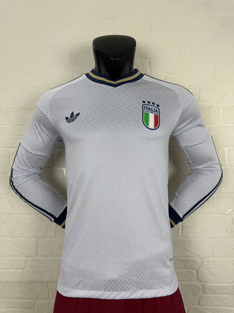 Italy 26/27 Away Long Sleeve Player Version Football Shirt