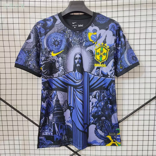 Brazil 24/25 Blue Football Shirt