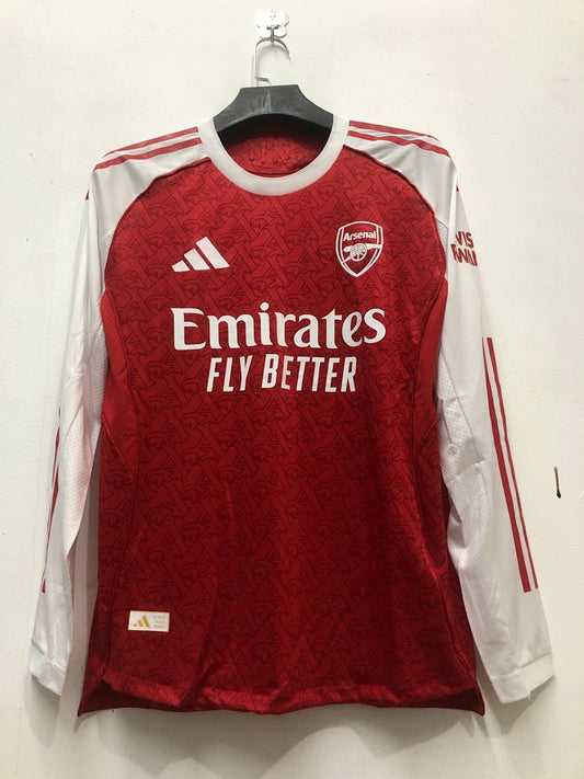 Arsenal 25/26 Home Long Sleeve Player Version Football Shirt