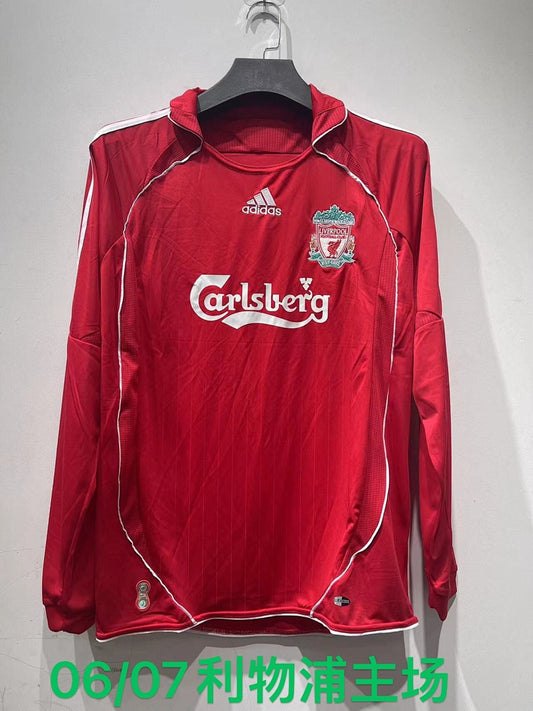 Liverpool 06/07 Home Long Sleeve Football Shirt