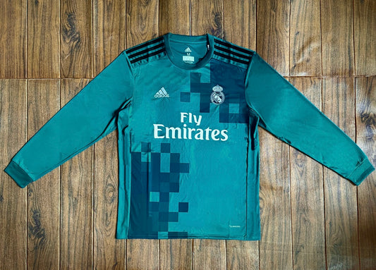 Real Madrid 17/18 Long Sleeve Football Shirt
