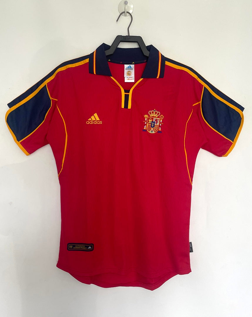 Spain 2000 Home Football Shirt