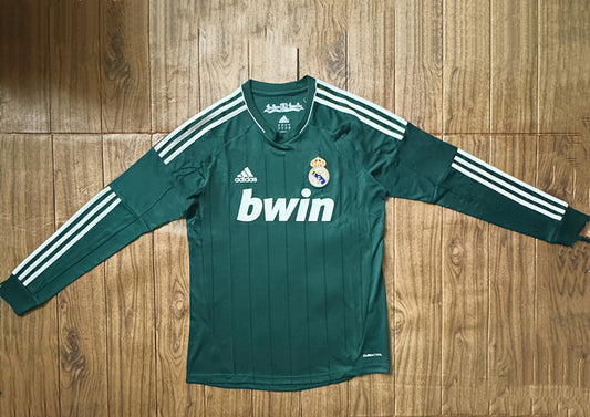 Real Madrid 12/13 Away Long Sleeve Football Shirt