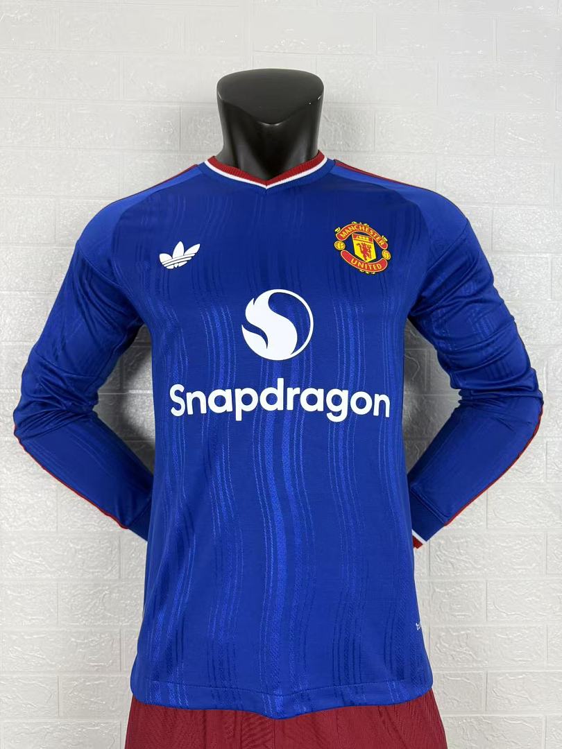 Manchester United 26/27 Away Long Sleeve Player Version Football Shirt