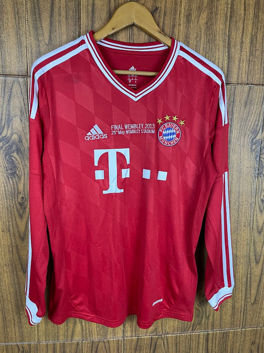 Bayern Munich 13/14 Home Long Sleeve Football Shirt