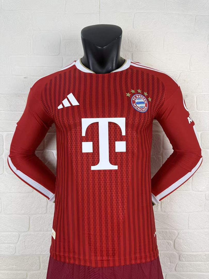 Bayern Munich 26/27 Home Long Sleeve Player Version Football Shirt