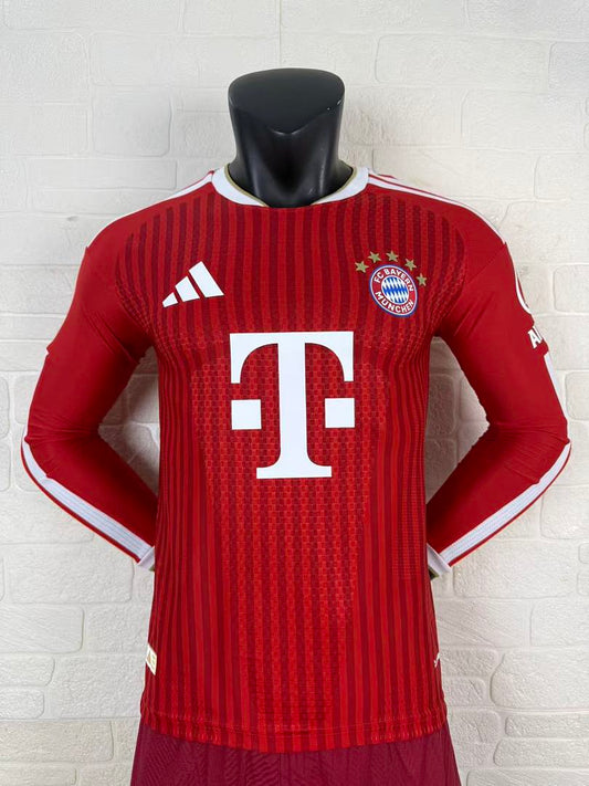 Bayern Munich 26/27 Home Long Sleeve Player Version Football Shirt