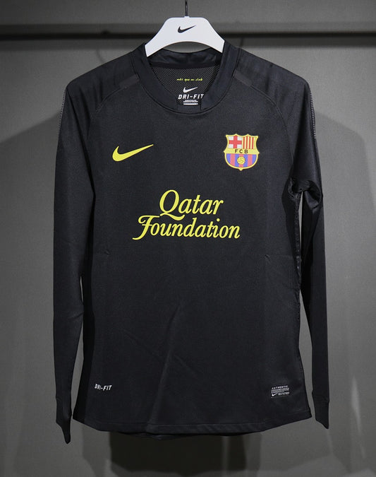 Barcelona 11/12 Away Player Version Long Sleeve Football Shirt