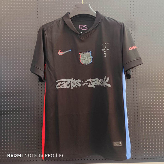 Barcelona 24/25 Black Football Shirt