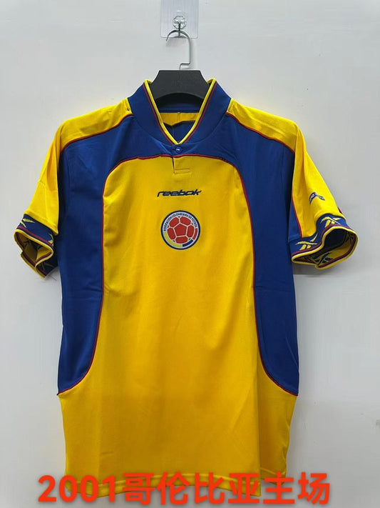 Colombia 2001 Home Football Shirt
