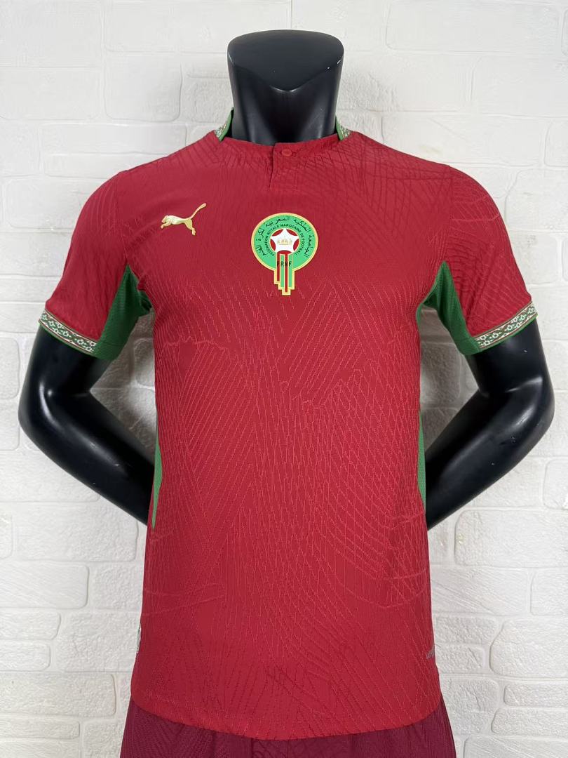 Morocco 26/27 Home Player Version Football Shirt