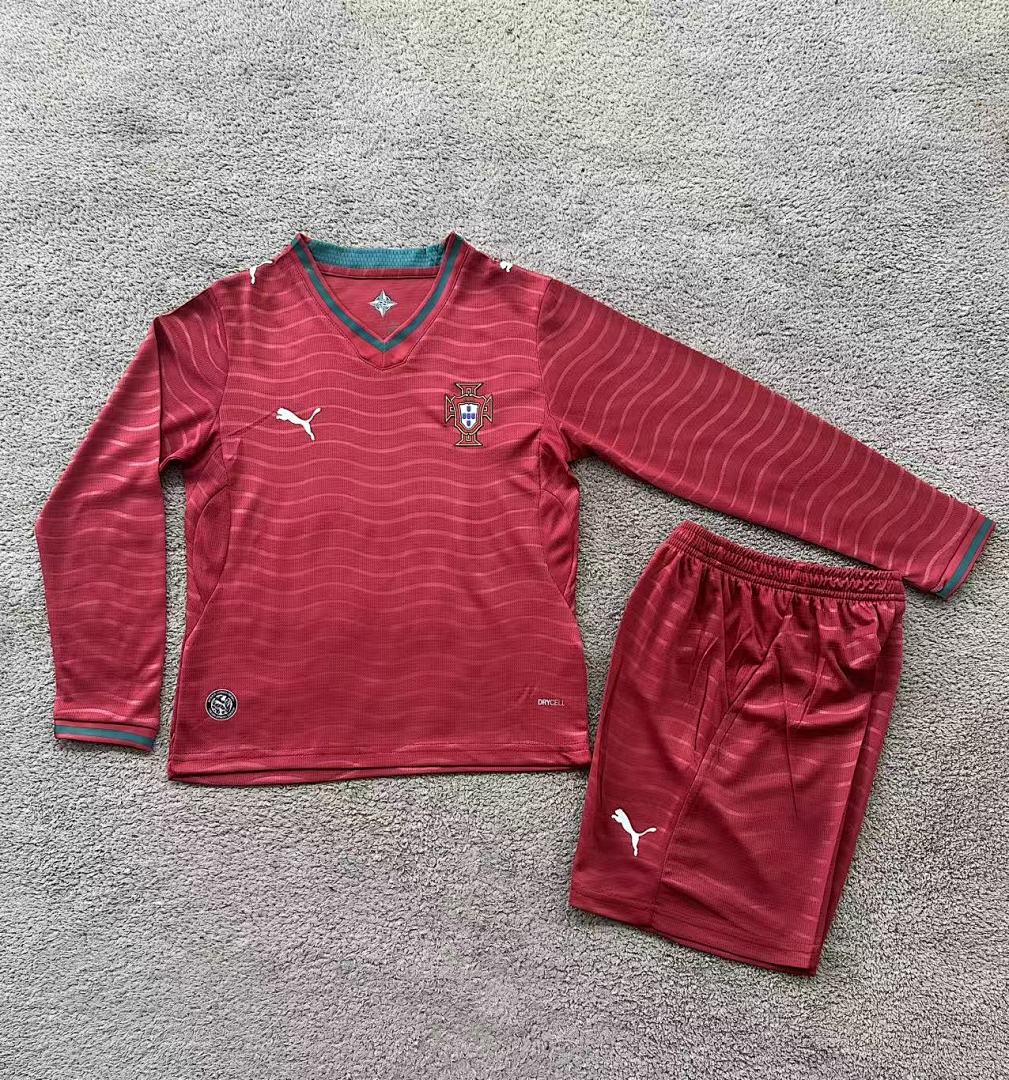 Portugal 2026 Home Long Sleeve Football Shirt