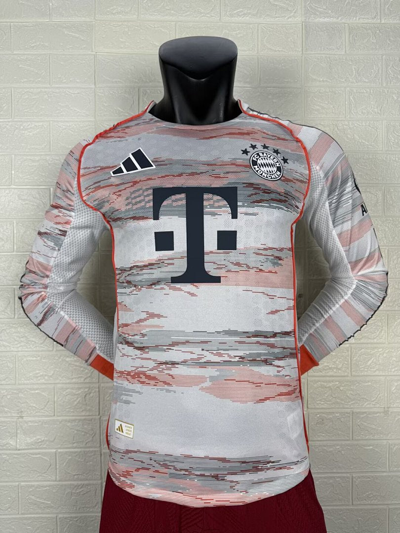Bayern Munich 25/26 Away Long Sleeve Football Shirt