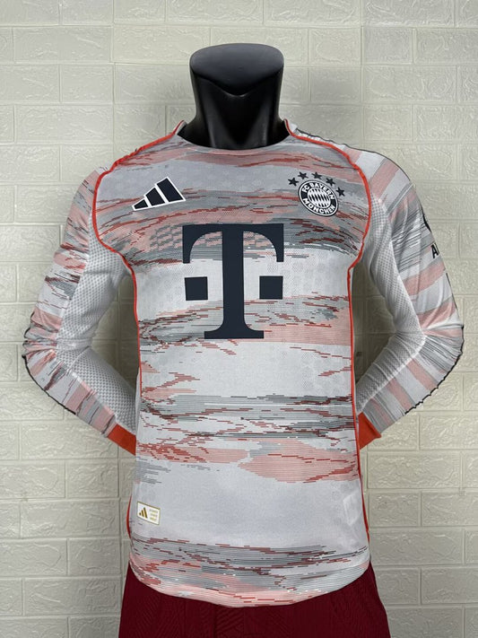 Bayern Munich 25/26 Away Long Sleeve Football Shirt