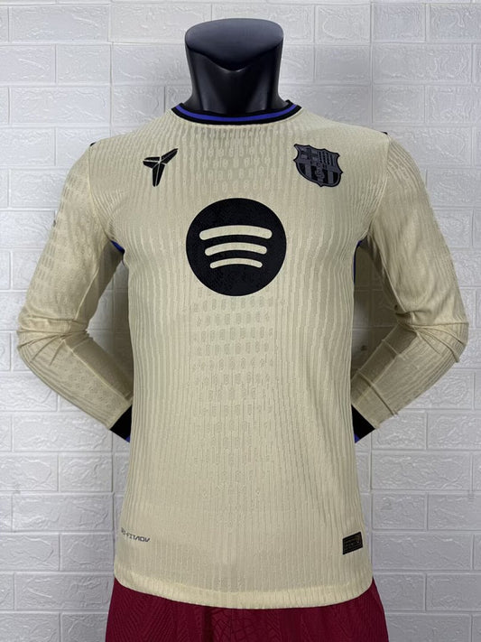 Barcelona 25/26 Away Long Sleeve Football Shirt