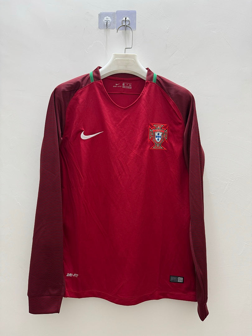 Portugal 2016 Home Long Sleeve Football Shirt