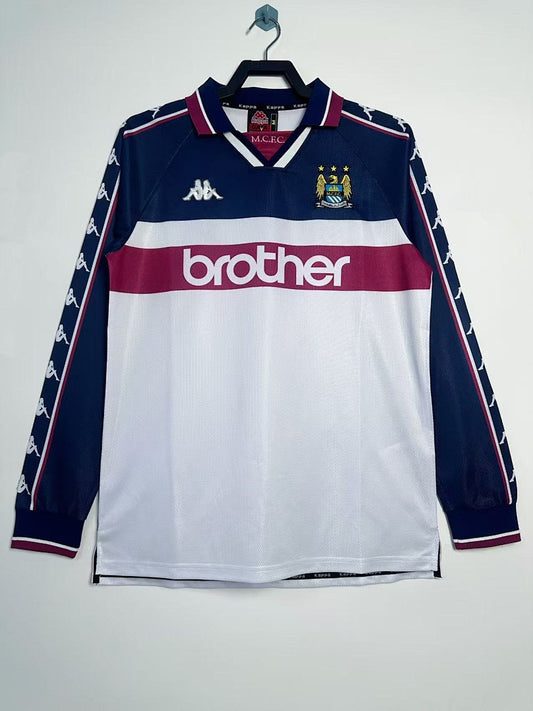 Manchester City 97/98 Away Long Sleeve Football Shirt