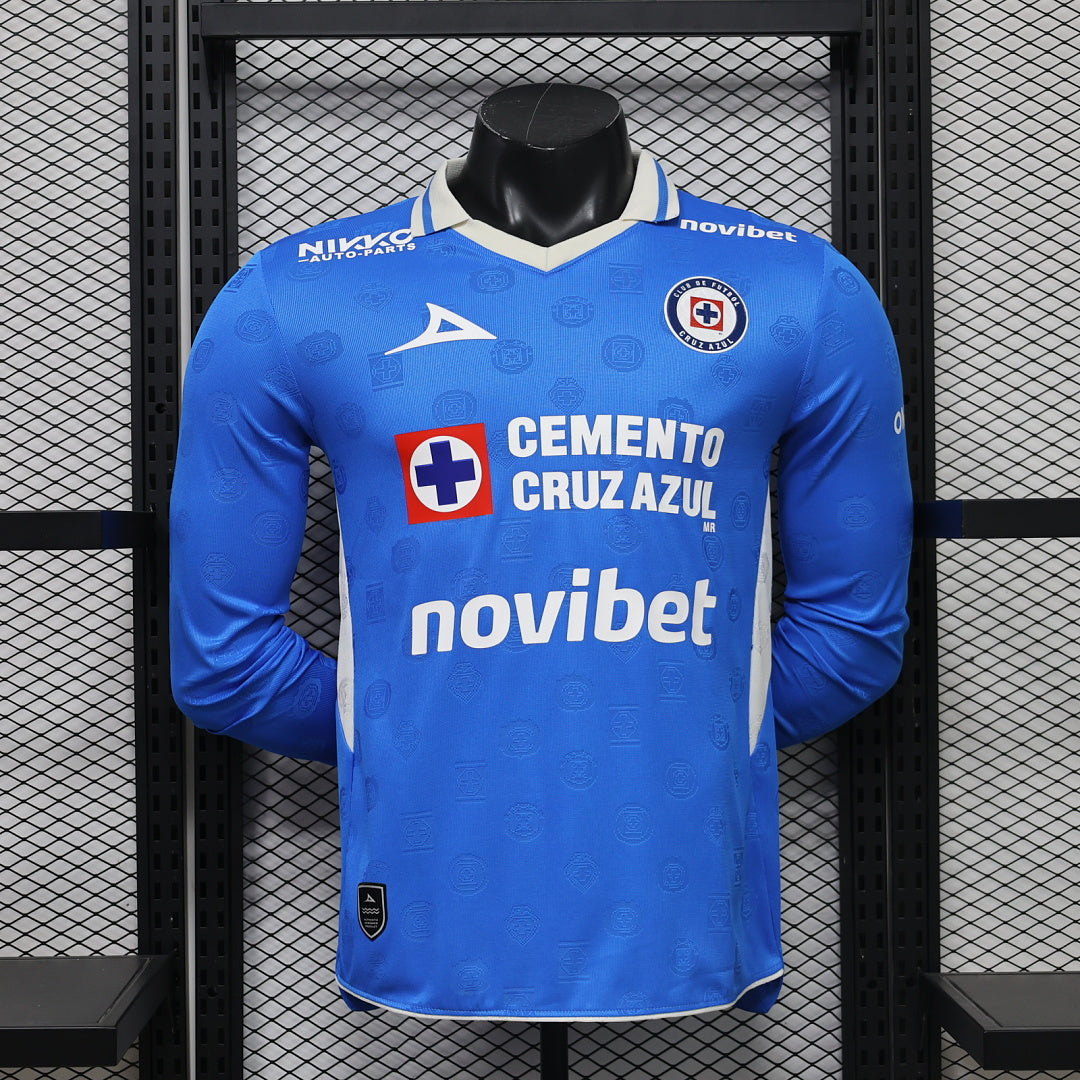 Cruz Azul 26/27 Home Long Sleeve Football Shirt