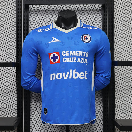 Cruz Azul 26/27 Home Long Sleeve Football Shirt