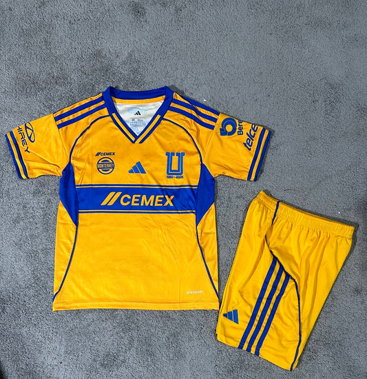 Kids Tigres 25/26 Home Football Shirt